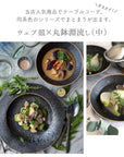 美濃焼 KUJAKU / ウェブ皿 24cm