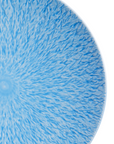美濃焼とちり丸皿(L)水色