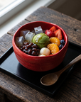 【蔵出し・数量限定】美濃焼 / 抹茶碗 13cm / 赤色