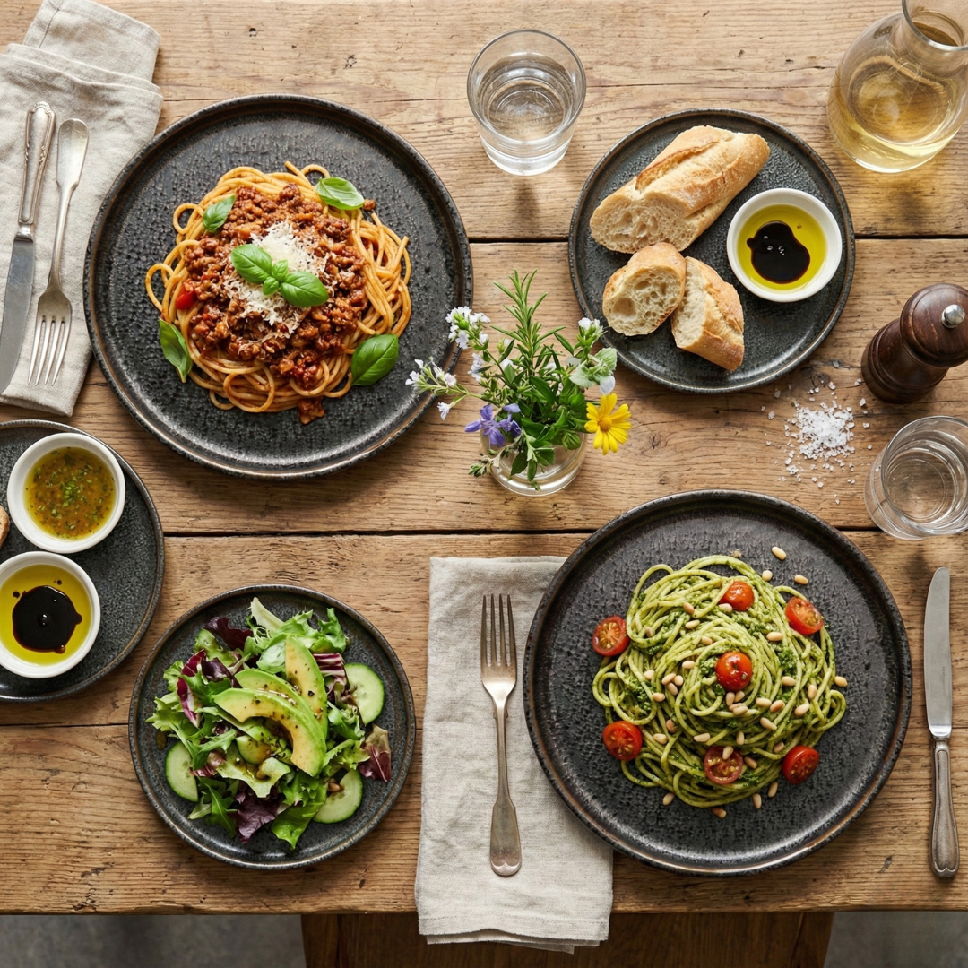 美濃焼 / フラットプレート（L）23.5cm / アンティークブラウン