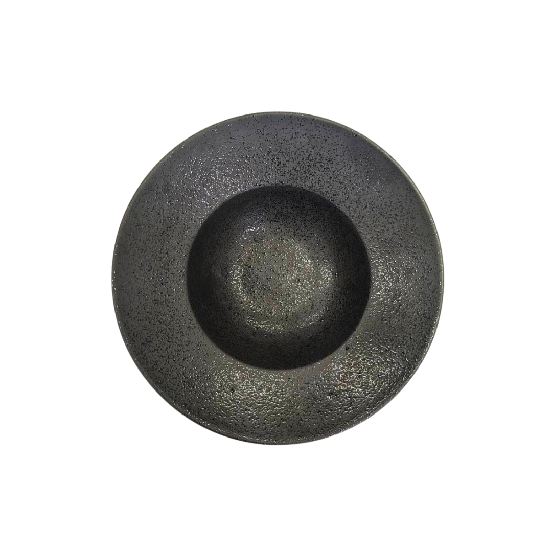 アウトレット】美濃焼リムボウル(S)黒結晶 – おしゃれな食器専門