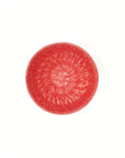 美濃焼とちり丸皿(S) 赤色