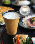 【生産終了】美濃焼タンブラーゴールド【30%OFF】