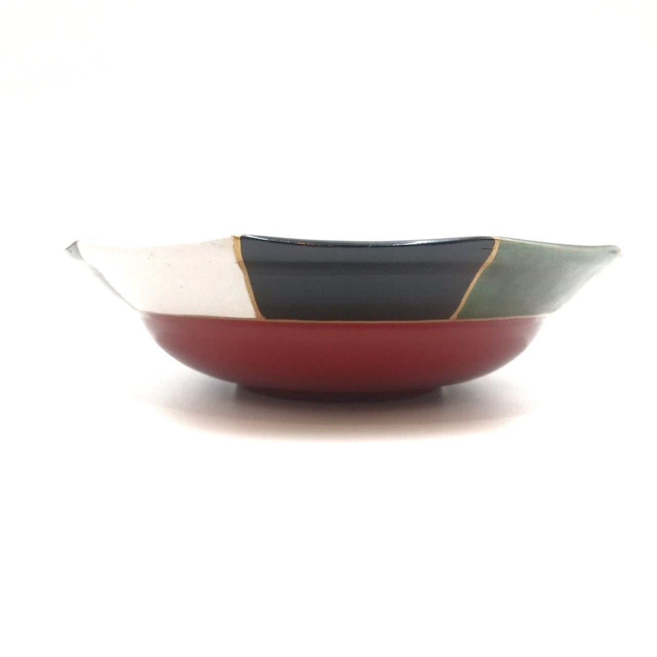 美濃焼 / 幕府-bakufu- / つなぎボウル（大） 24cm / 根来（赤