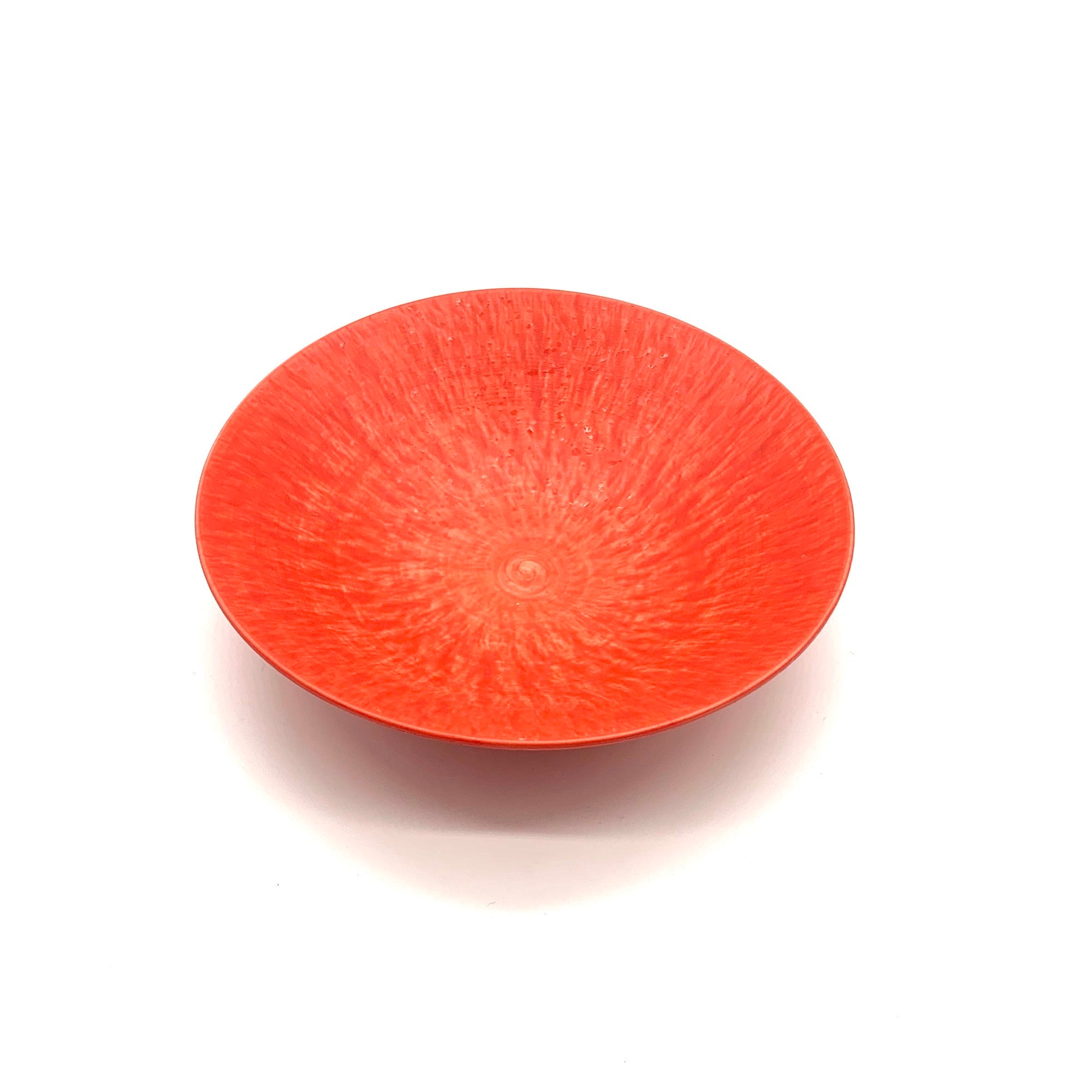 美濃焼 / とちり丸皿（M） 17cm / 赤色 – おしゃれな食器専門店 
