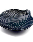 ぎやまん陶墨ブラックリーフ大鉢