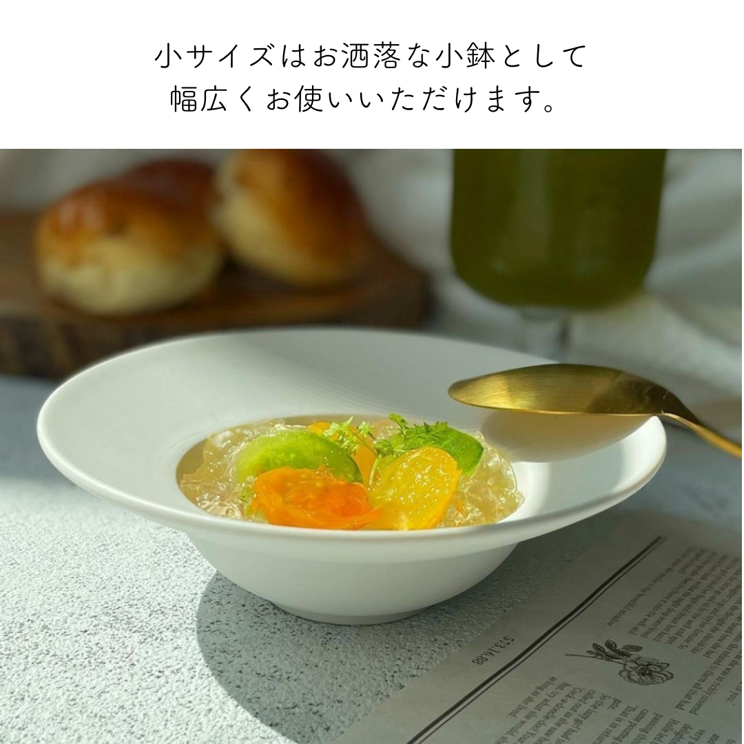 美濃焼 / リムボウルセット / 22.5cm 15cm / 黒結晶 – おしゃれな食器