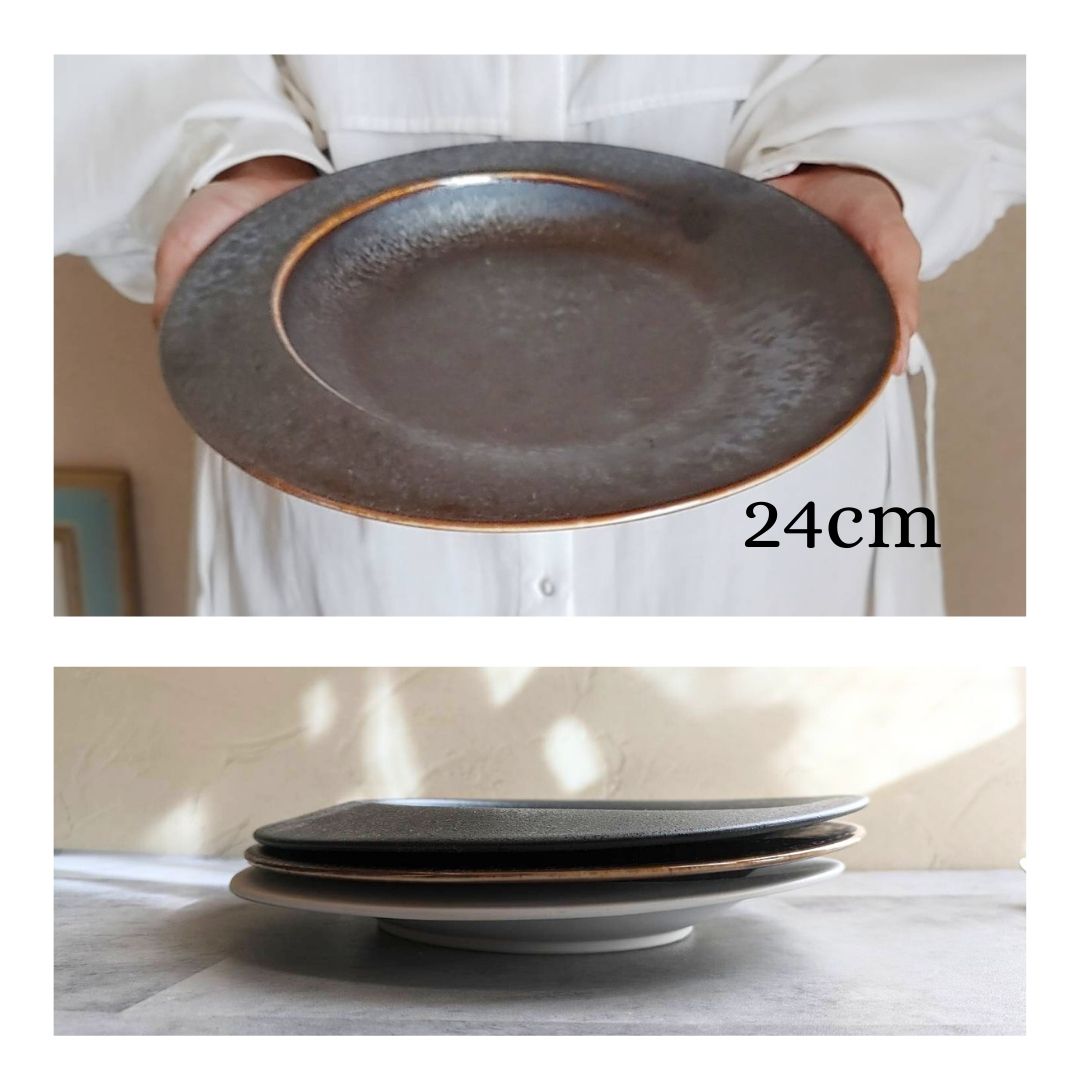 【予約販売】美濃焼ウェブ皿ホワイトマット