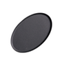 美濃焼 / オーバルプレート 24.5cm / クリスタルマットブラック