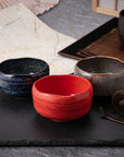【蔵出し・数量限定】美濃焼 / 抹茶碗 13cm / 赤色