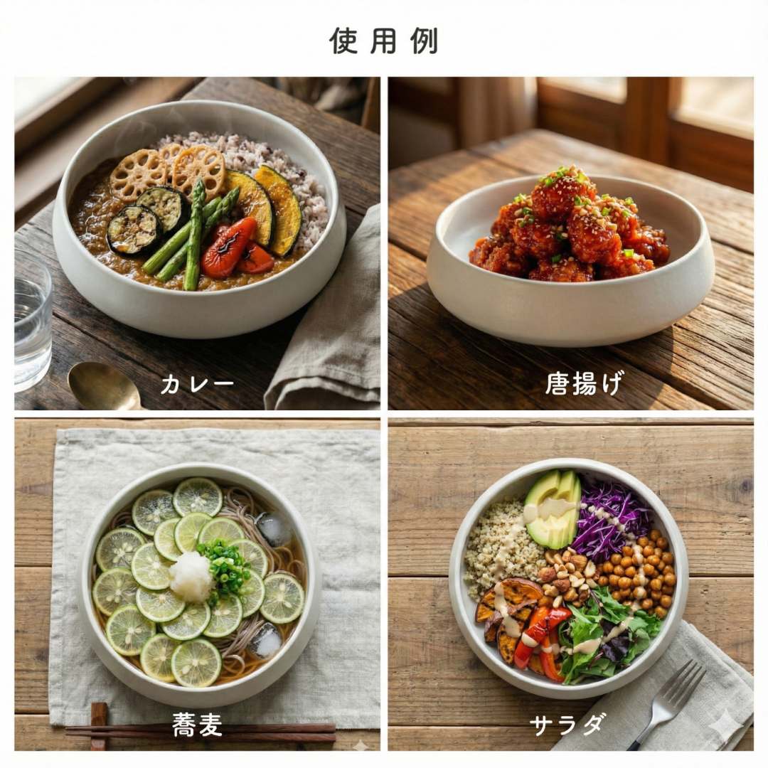 美濃焼 / くくり鉢（大）19cm / ホワイトマット – おしゃれな食器専門