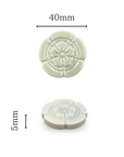 【メール便送料無料】 美濃焼 信長 / 箸置き ４cm / 青磁