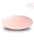 【アウトレット】美濃焼■とちり丸皿（L）■桃色【30%OFF】
