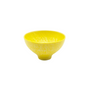 美濃焼 / とちり丸皿（S） 8.5cm / 黄色