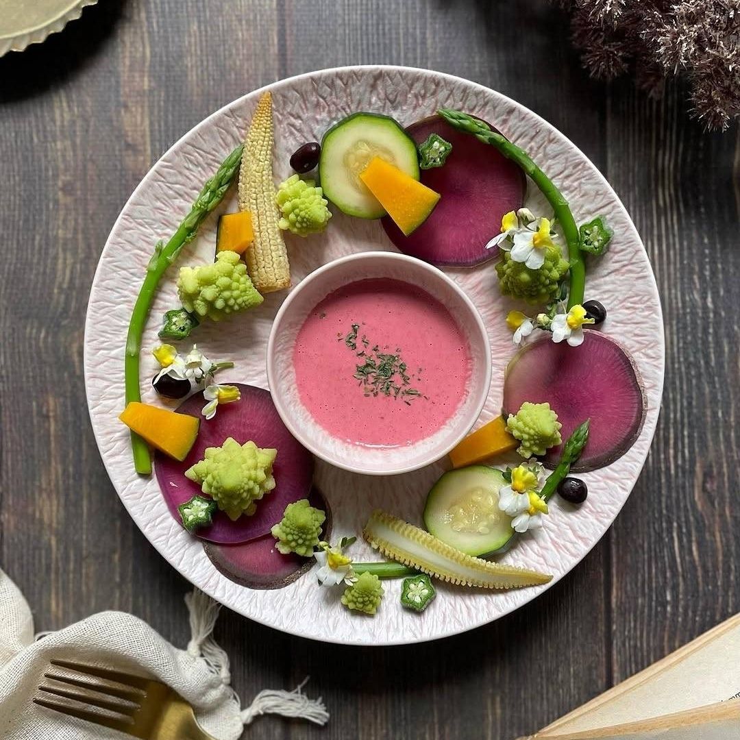 美濃焼 / とちり丸皿（S）8.5cm / 桃色 – おしゃれな食器専門店