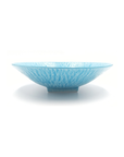 【アウトレット】 美濃焼 / とちり丸皿（M) 17cm / 水色 【30%OFF】