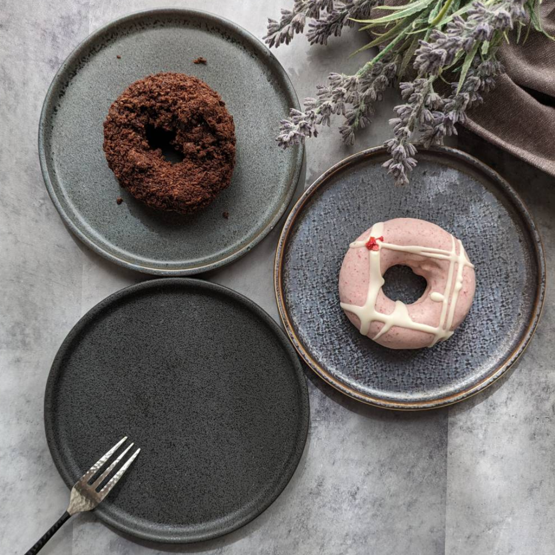 美濃焼 / フラットプレート（S）16cm / アンティークブラウン