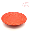 【アウトレット】美濃焼■とちり丸皿（L）■赤色【30%OFF】