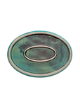 【アウトレット】【slow greenコラボ】美濃焼  / オーバルプレート 21cm / トルコブルー【30%OFF】