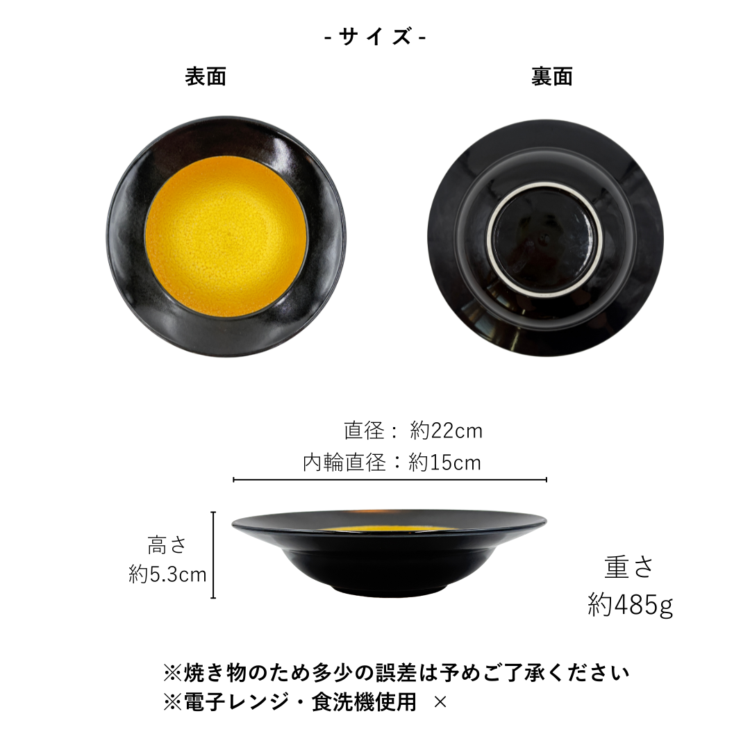 美濃焼 / リムボウル（L）22cm / NOBUNAGA