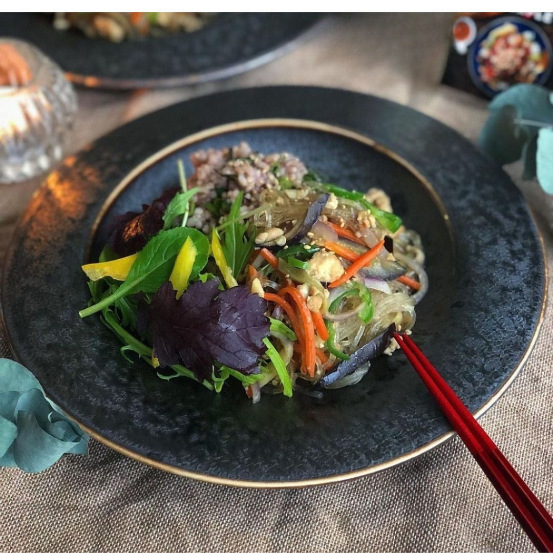 【予約販売】 美濃焼 KUJAKU / ウェブ皿 24cm