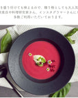 美濃焼リムボウル（L）黒結晶