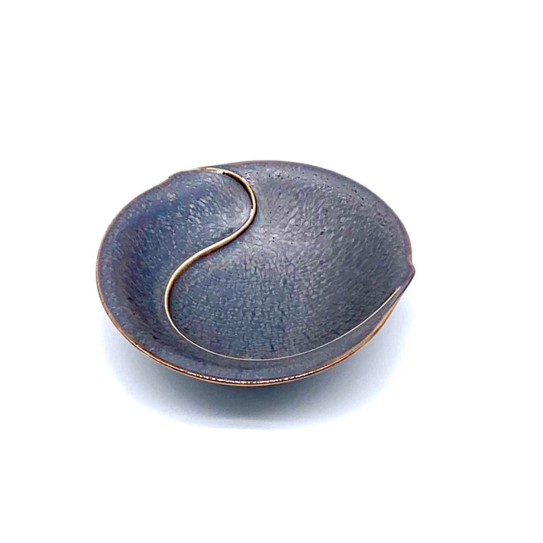 【アウトレット】 美濃焼 KUJAKU / 中淵鉢 14.5cm