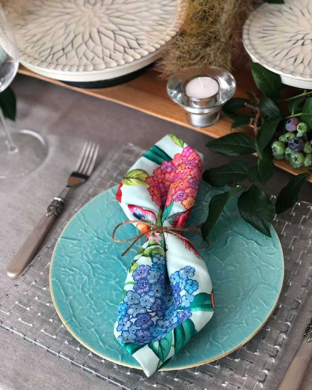 美濃焼 / 美-washi- 24.5cm / マリンブルー – おしゃれな食器専門店