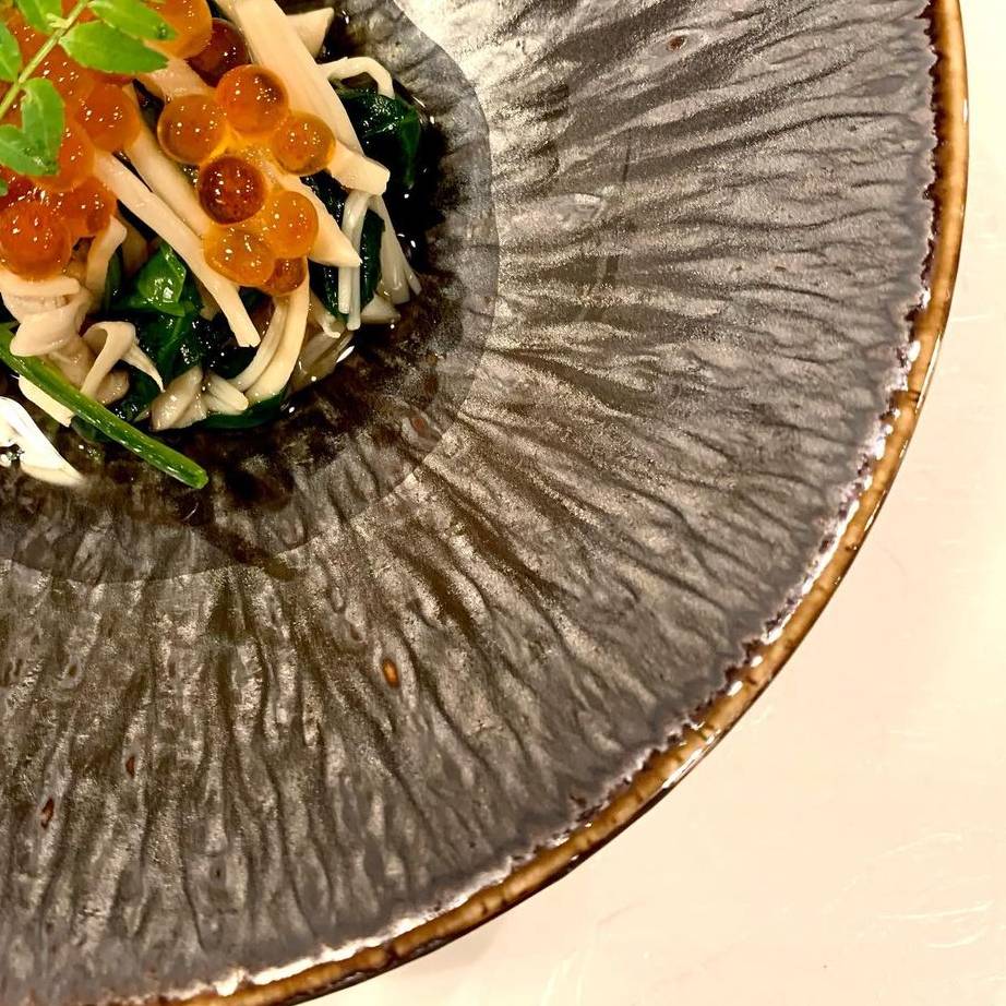 美濃焼KUJAKU丸鉢淵流し(中) – おしゃれな食器専門店『SYOKKIDANA』