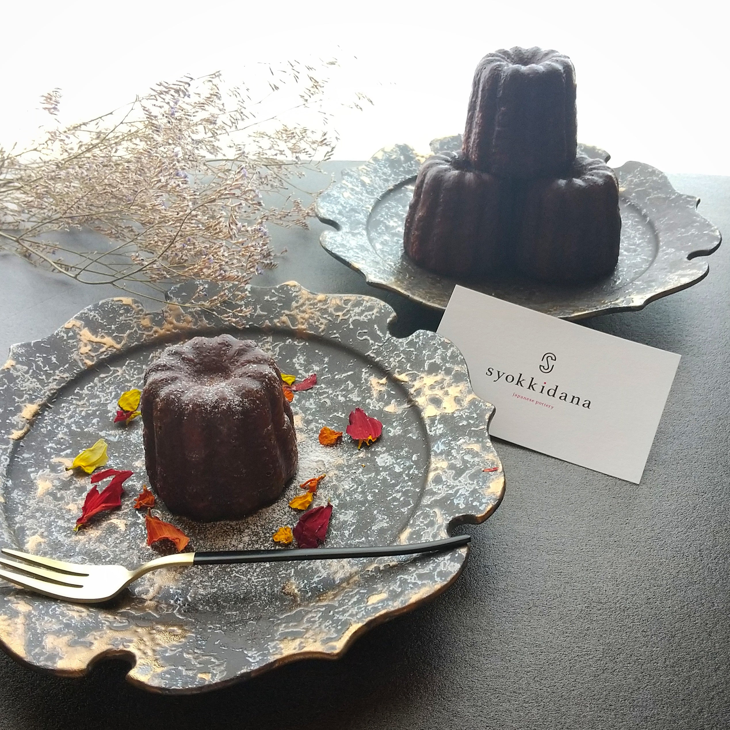 美濃焼NOBLE GOLD桔梗皿 – おしゃれな食器専門店『SYOKKIDANA』